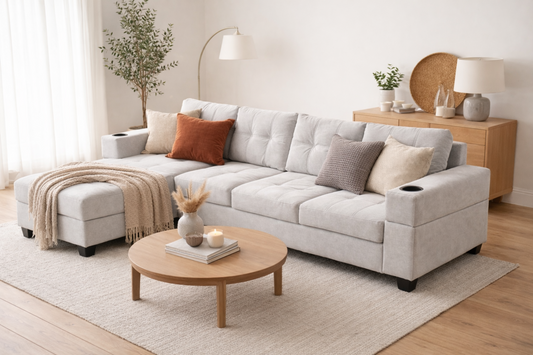 Aspen 4-Seater Sofa With Reversible Chaise
