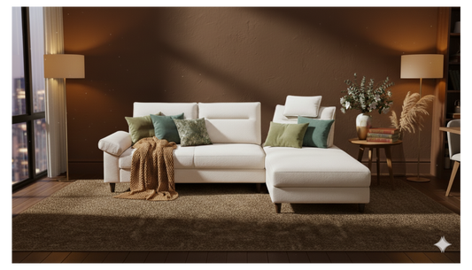 Wolken 3-Seater Sofa Bed With Reversible Chaise & Storage