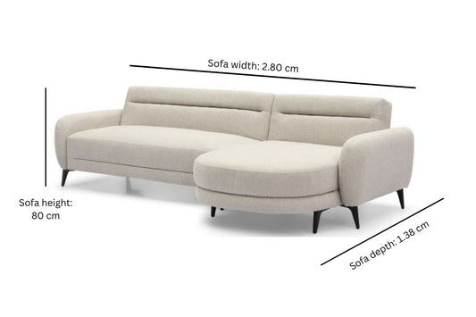 Mura 4-Seater Modular Sofa Bed